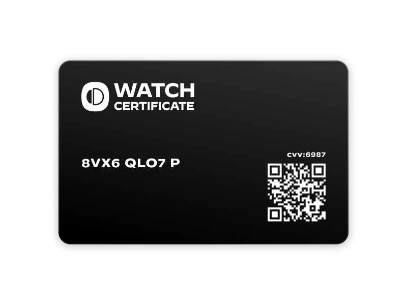Watch Certificate™ Black -...