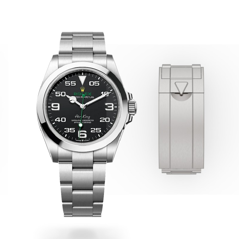 Fermoir Alpha brossé pour...