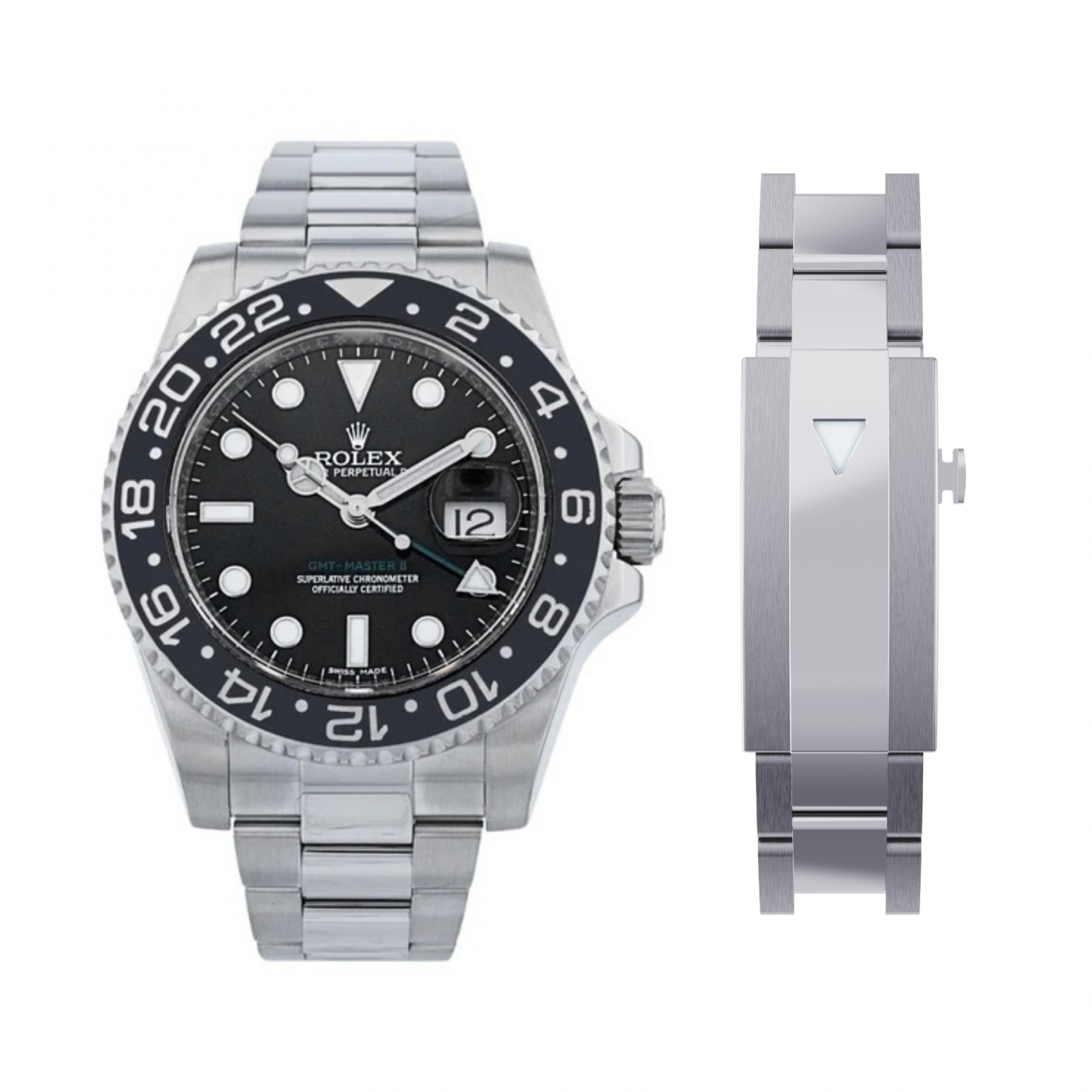 Safety clasp for Rolex® GMT Master II 116710 LN - Orkos